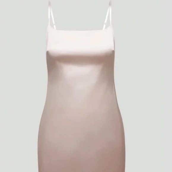 Aritzia Ten by Babaton Passion Dress Dovetail Taupe - Picture 1 of 12